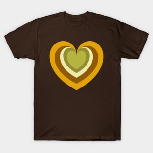 Vintage retro hearts T-Shirt